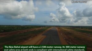 Arial footage of the new Bohol Panglao Airport